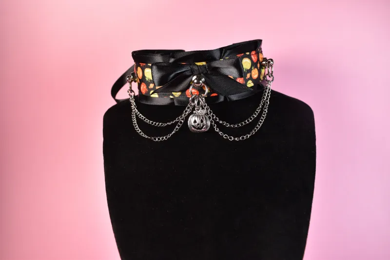 Pumpkin Chain Choker