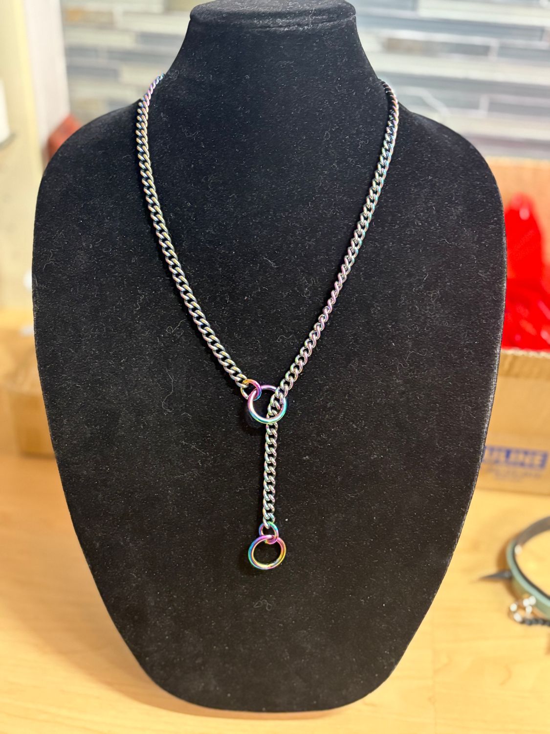 Short Slip Chain Rainbow/Small Round