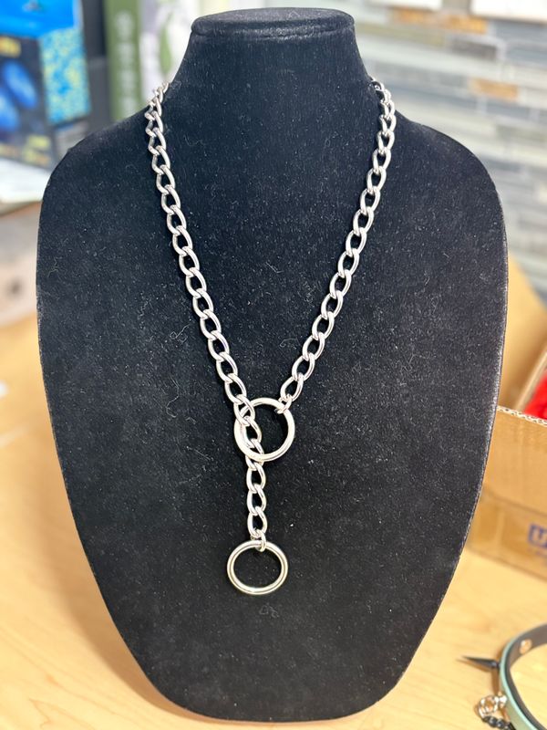 Thick Slip Chain Silver Round