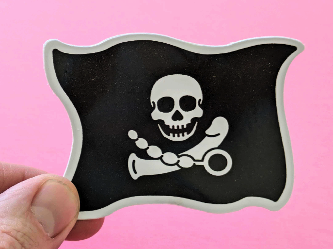 563 &quot;Pirates Booty&quot; Sticker