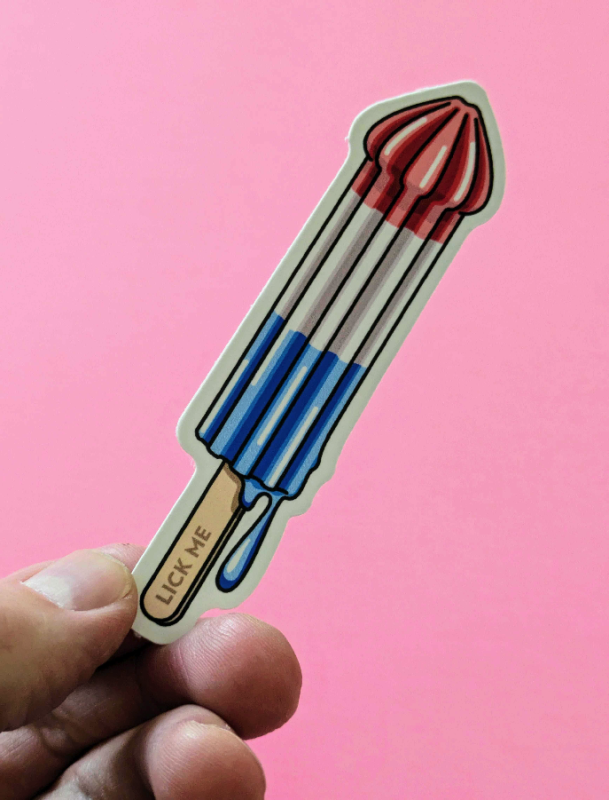 555 Pocket Rocket Sticker