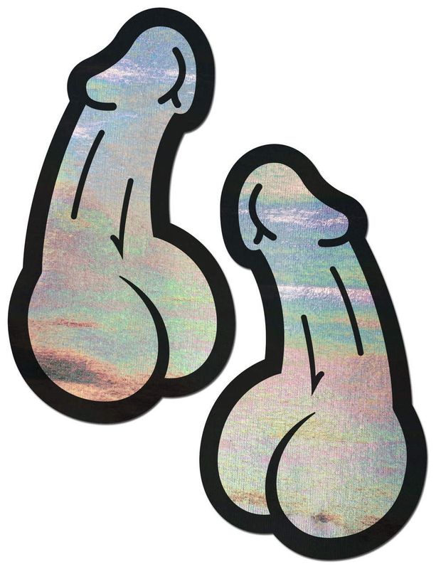 PTDIK-HOL-SL Holo Dick Pasties