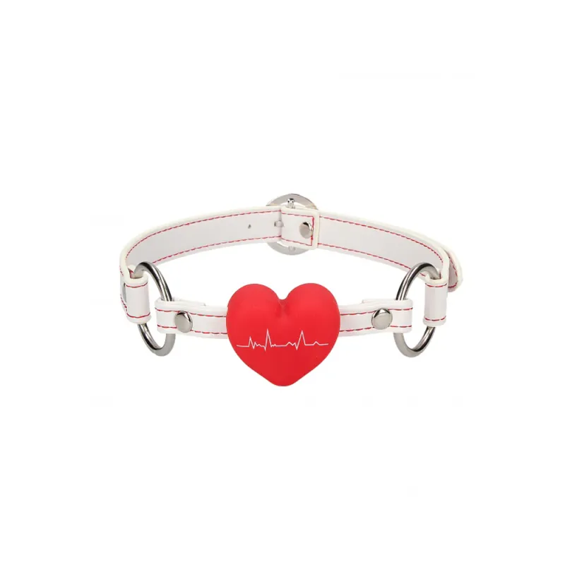 ST-OU538WHT Nurse Heart Gag