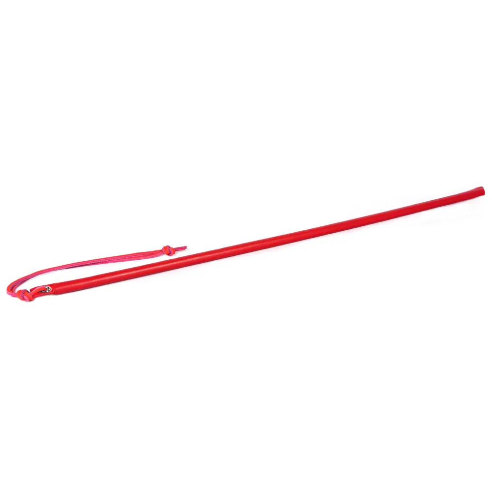 SPL-11DR Leather Wrap Cane Red