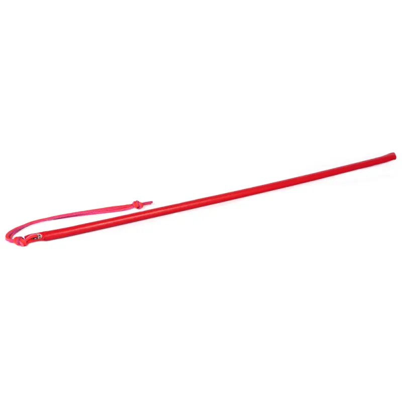 SPL-11DR Leather Wrap Cane Red