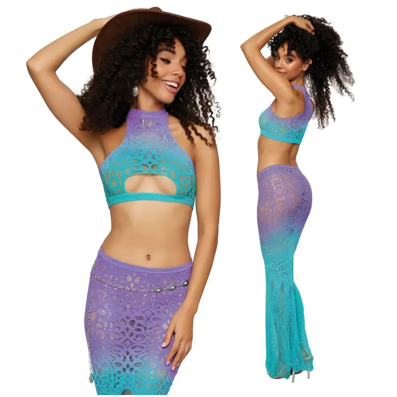 DG0454 Bralette/Skirt Set
