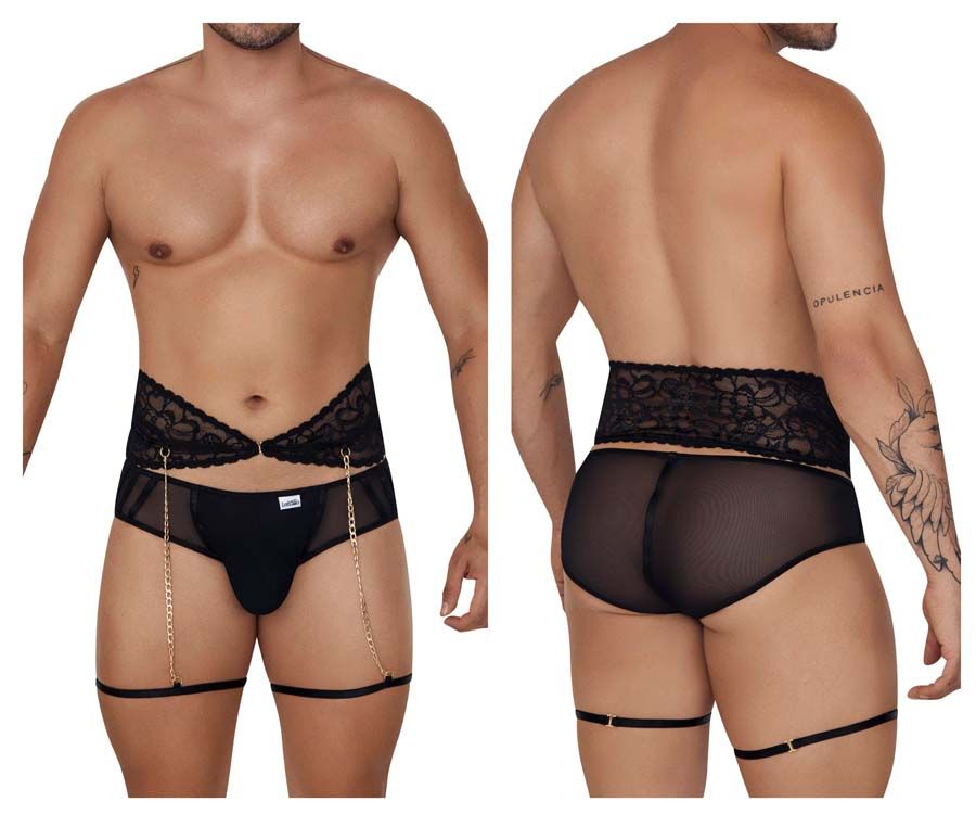 99703 2pc Garter Brief