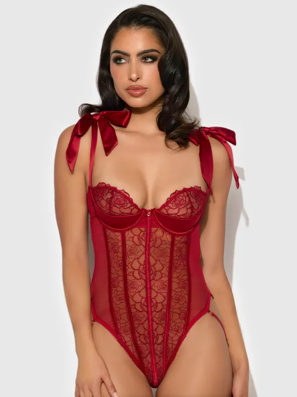 HD01504A Rosalie Lace Teddy