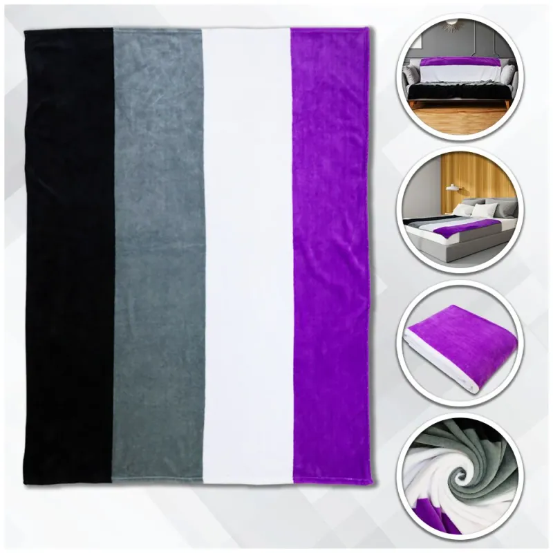 FBASEXUAL Asexual Polar Fleece Blanket 50&quot;x60&quot;