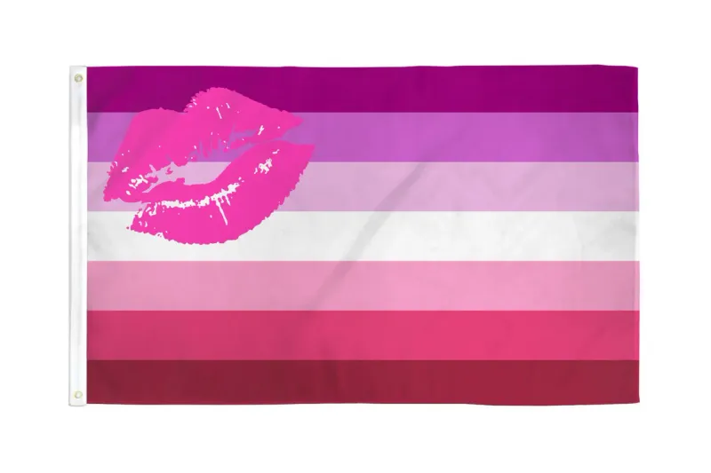 RF048 Lipstick Lesbian Flag 3&#39;x5&#39;