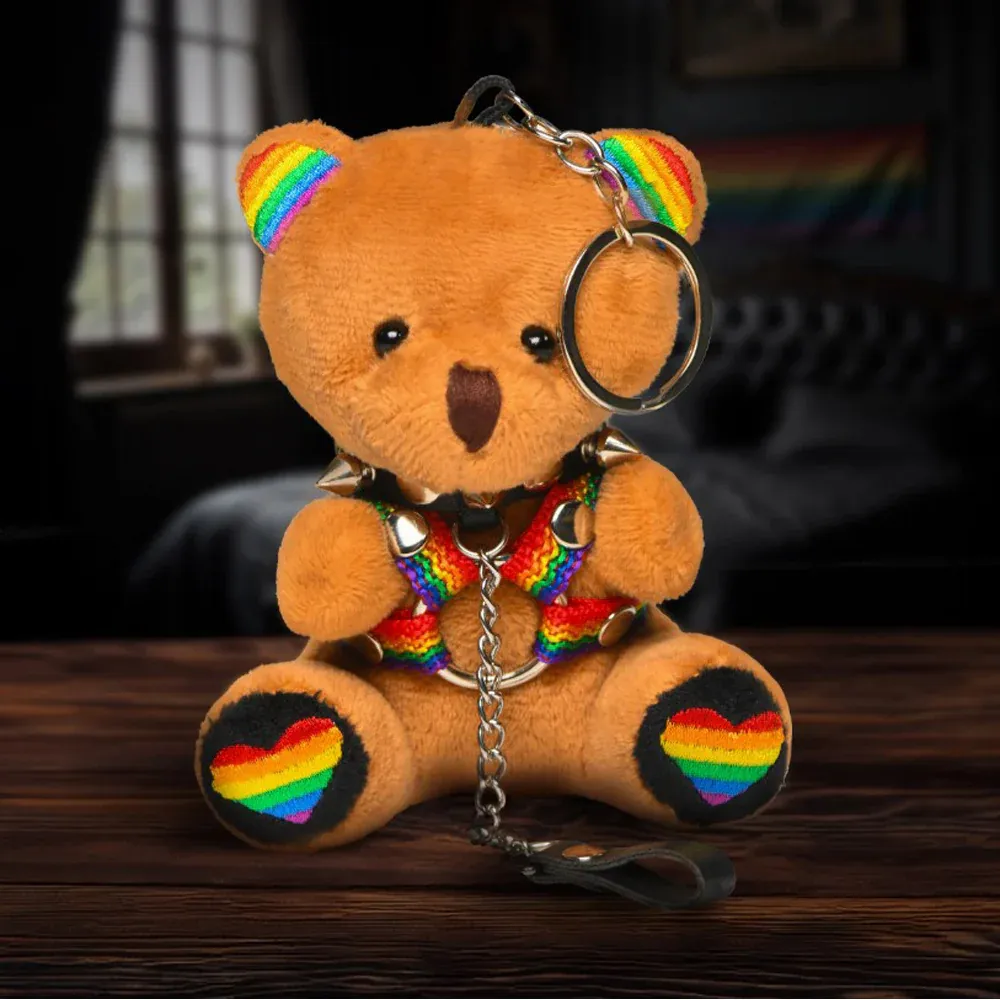 XRAH614 Pride Teddy Bear Keychain