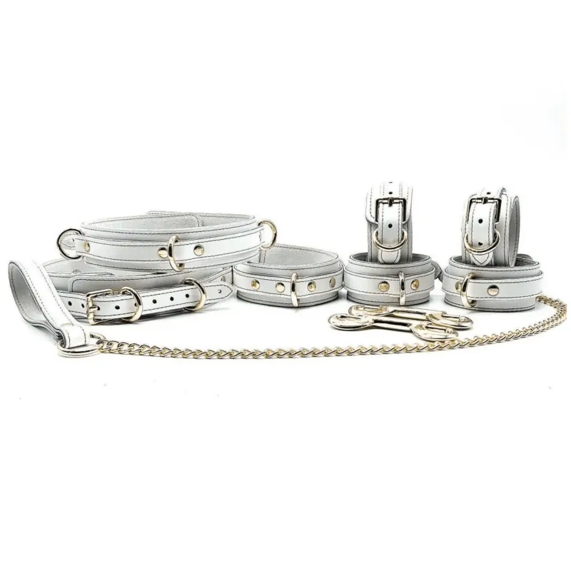 8pc Vienna White/Silver L