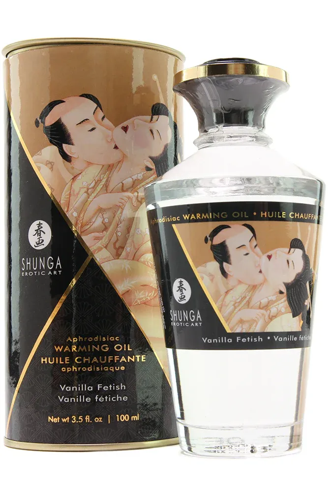 Aphrodisiac Warming Oil, Size: 3.5oz, Color: Vanilla Fetish