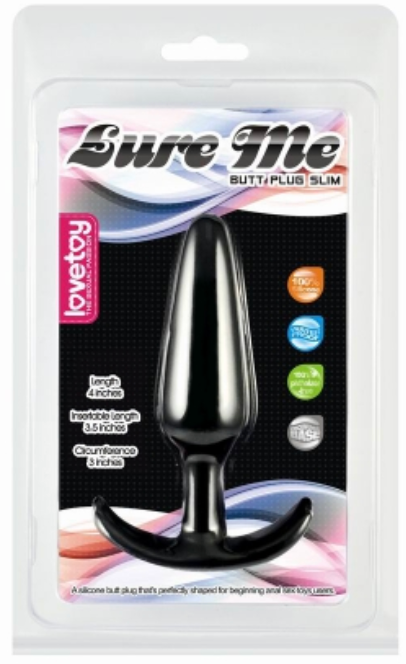 BK17S Lure Butt Plug Black Small