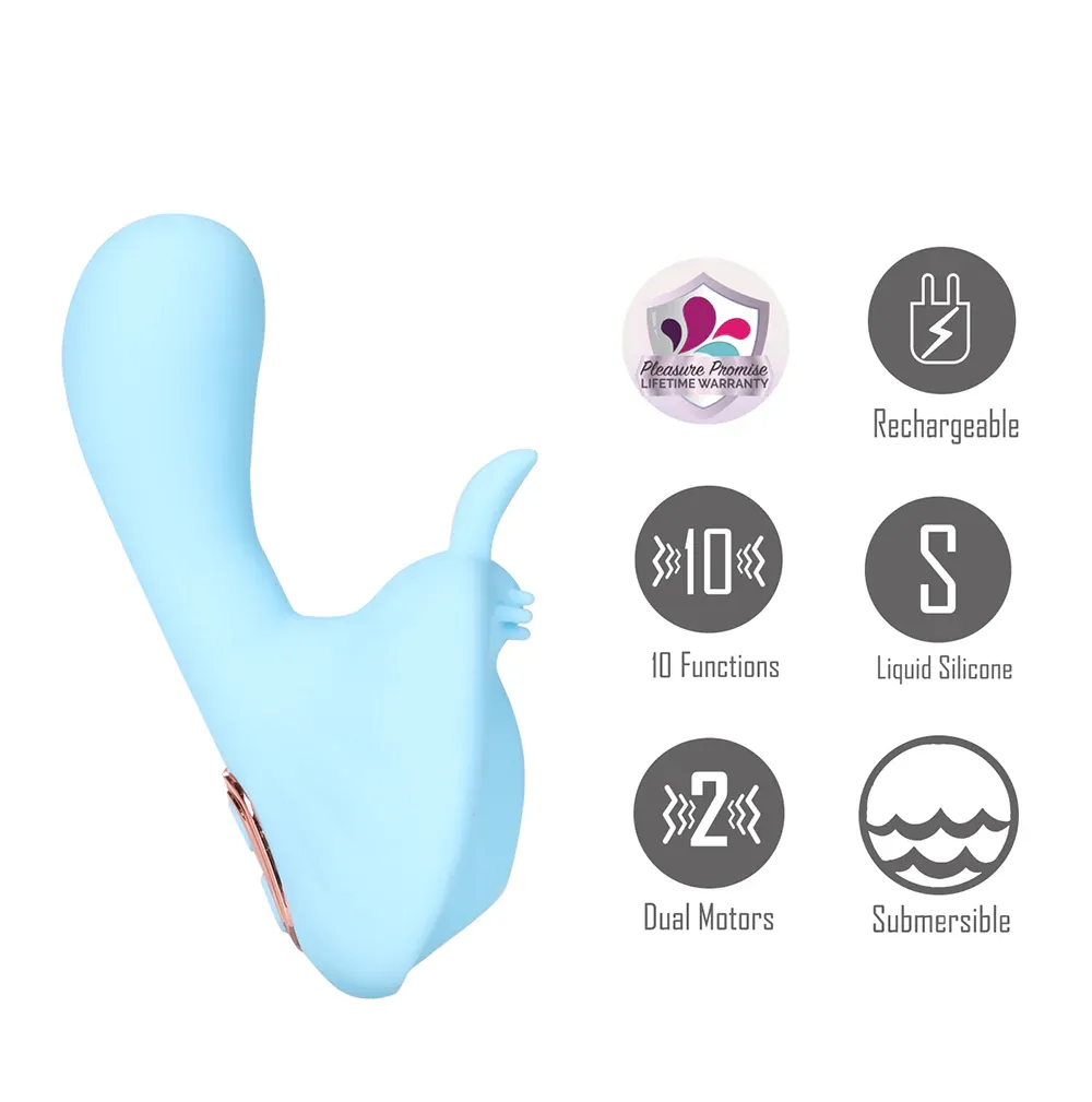 BO-25-02 Averi 10 Function Dual Vibe, Color: Blue