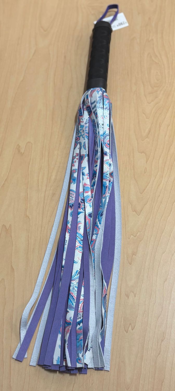 Floral Leather Flogger 