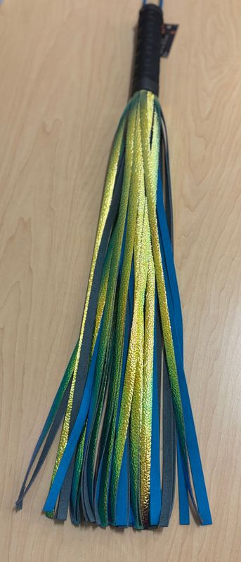 Green Chrome Flogger