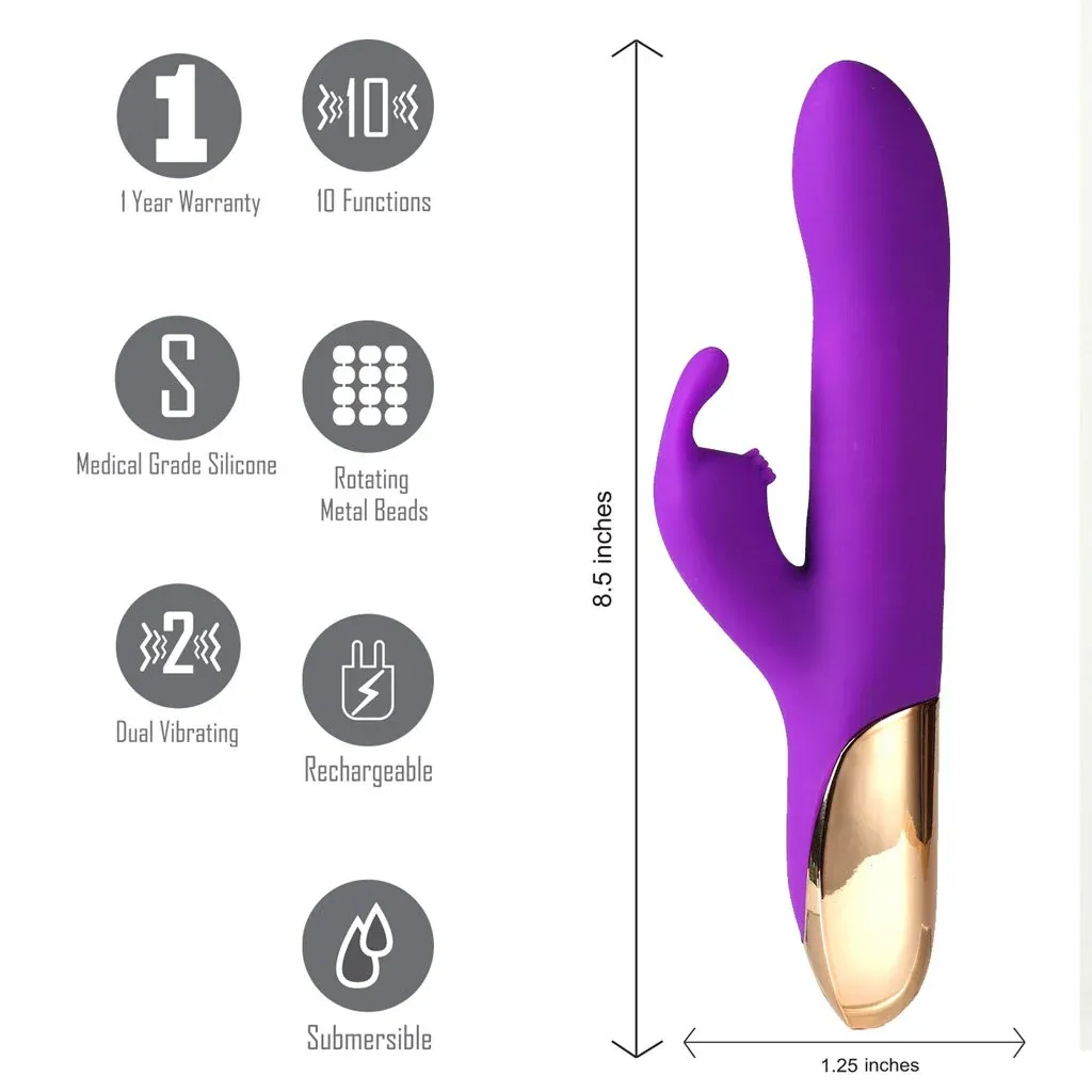 JM-18103 Karlin Rabbit Purple