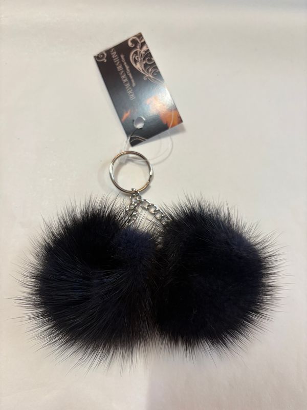 KY-13 Navy Mink Mini Handcuffs