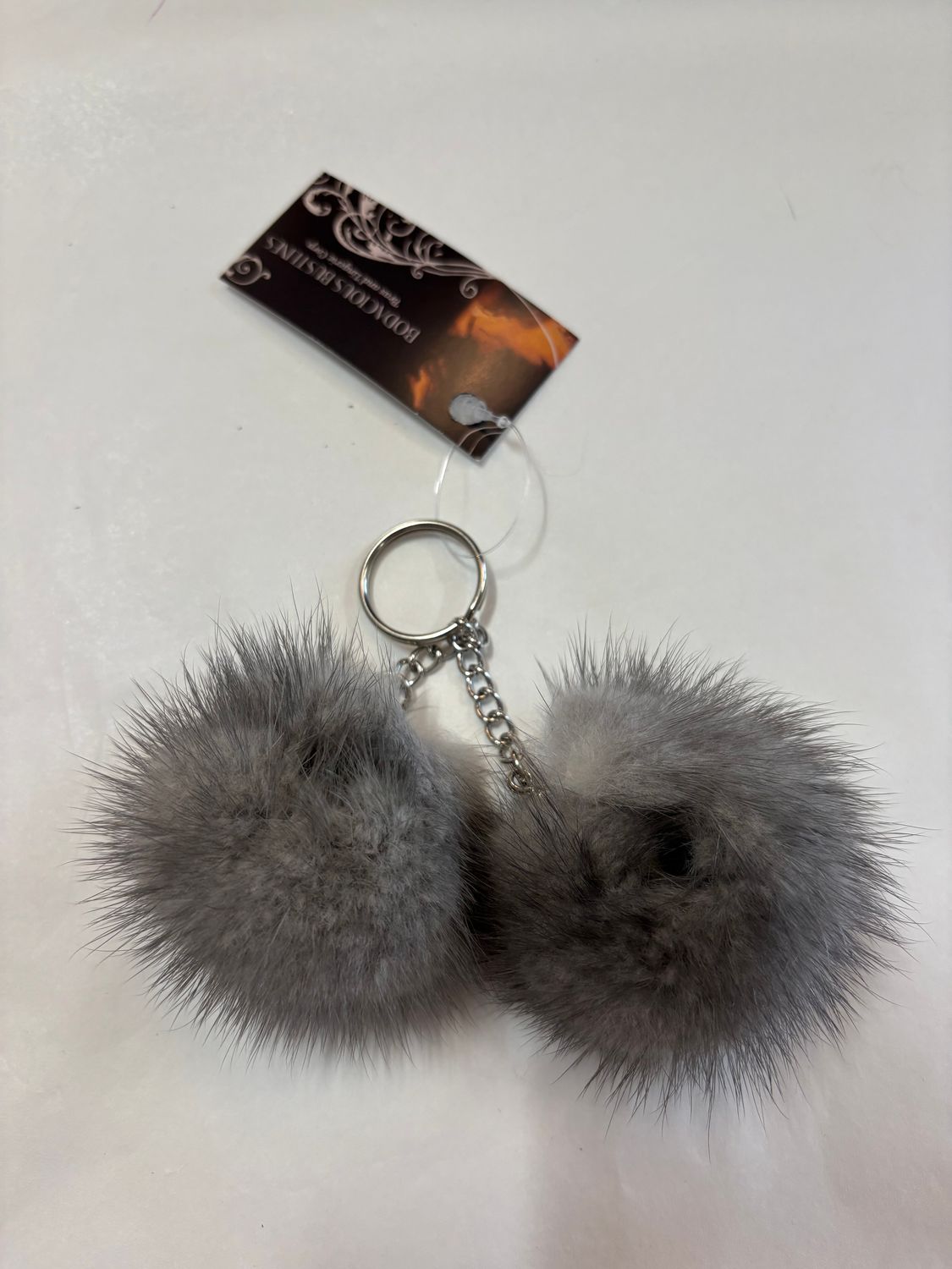 KY-17 Grey Mink Mini Handcuffs