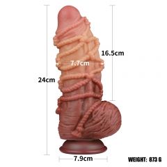 LV411071 9.5&quot; Dildo W/Rope