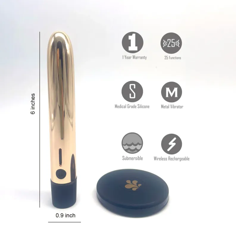 MA22-02 Selina QI Metallic Vibrator