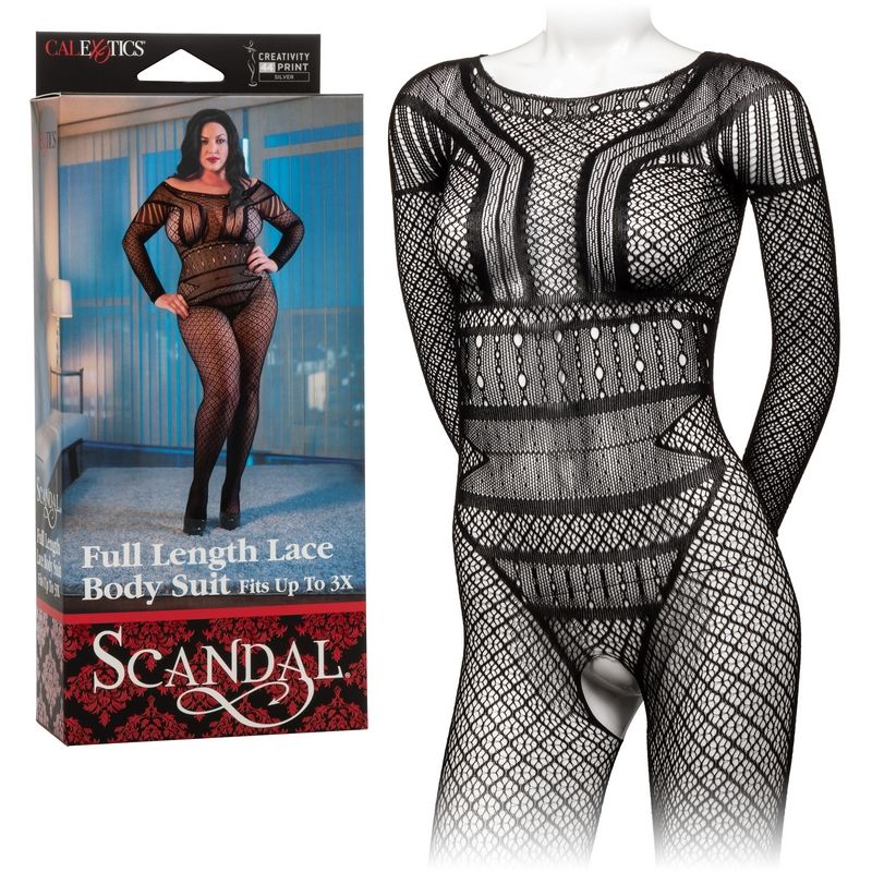 SE2711-84-3 Scandal Full  Length Lace Body Suit