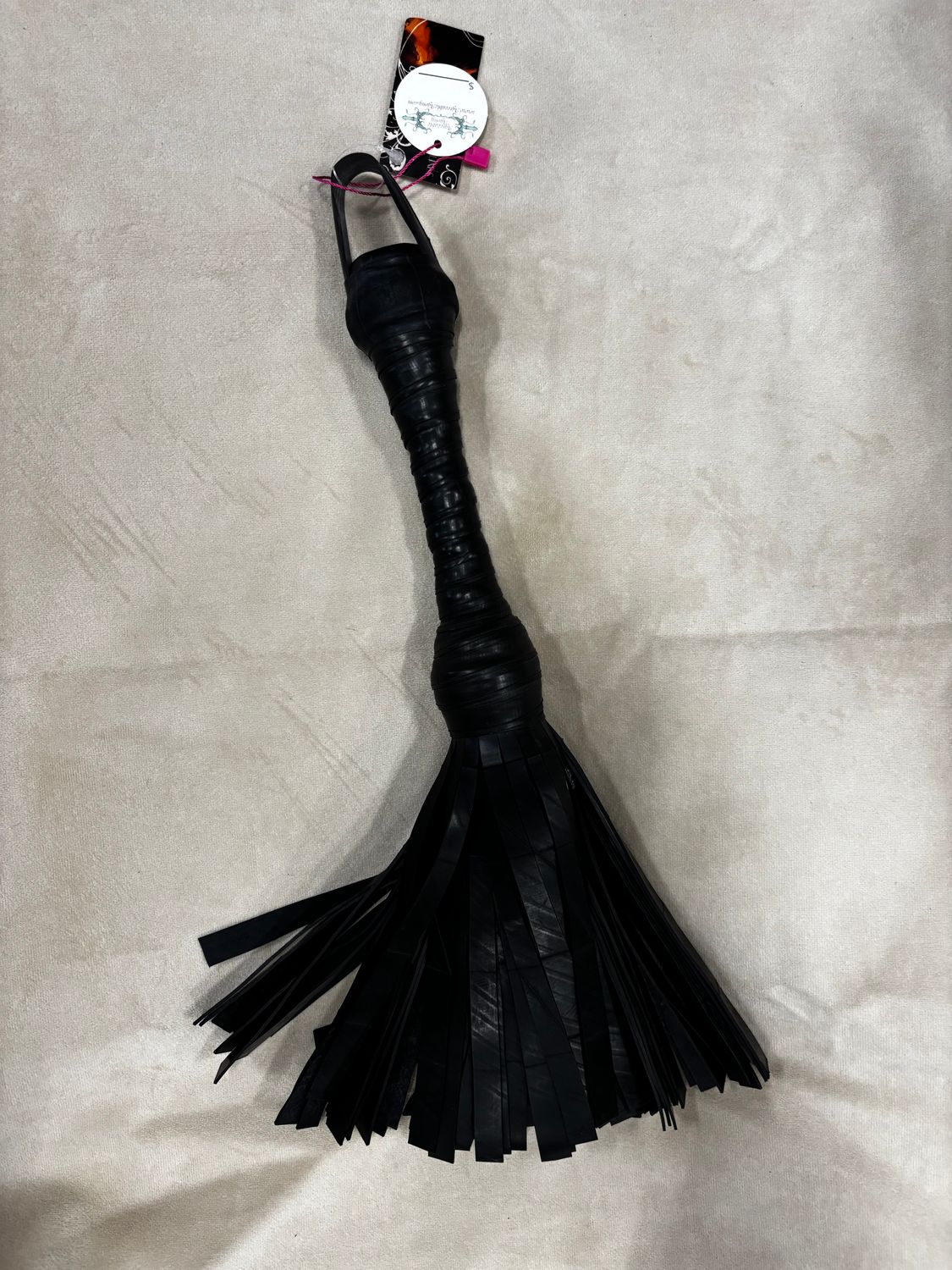 Rubber Flogger Black Small