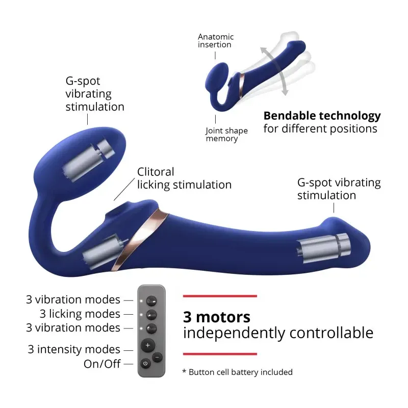 SM7401 Multigasm Bending Strap-On