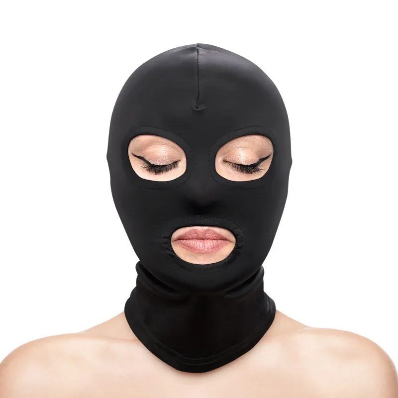 NSN1803-13 Taboo Eye/Mouth Hood Black
