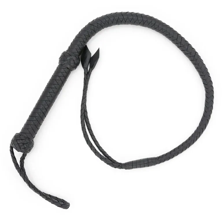 5139 Twin Tail Leather Whip