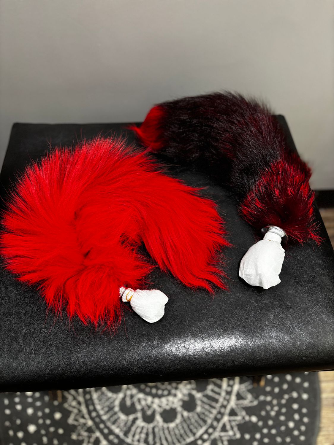 PL-FF-106 14-17&quot; Fox Tail Red Steel Medium