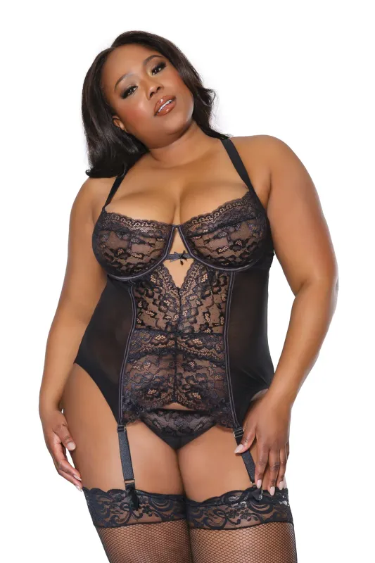 23311-PNK Bustier/Thong