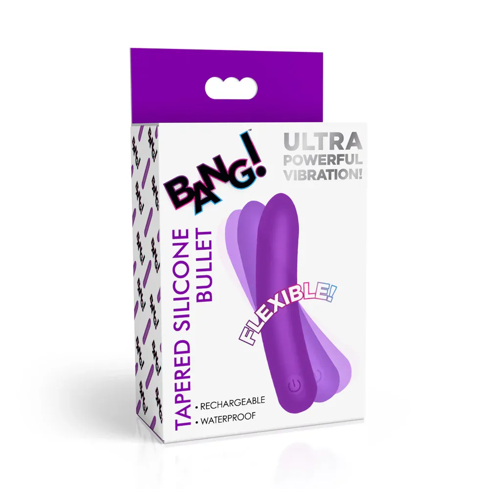XRAH718 Flexible Silicone Bullet Purple