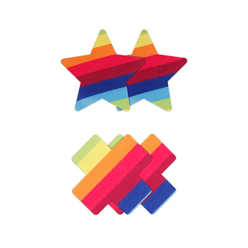 NSN1201-12 Pride Star/Cross Pasties