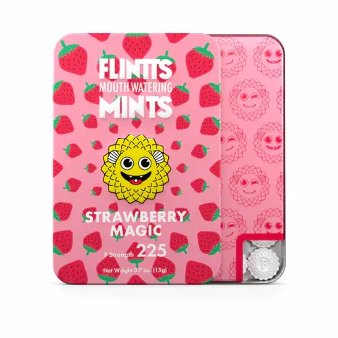 FM-STRAWBERRY Flints Mints Strawberry 225