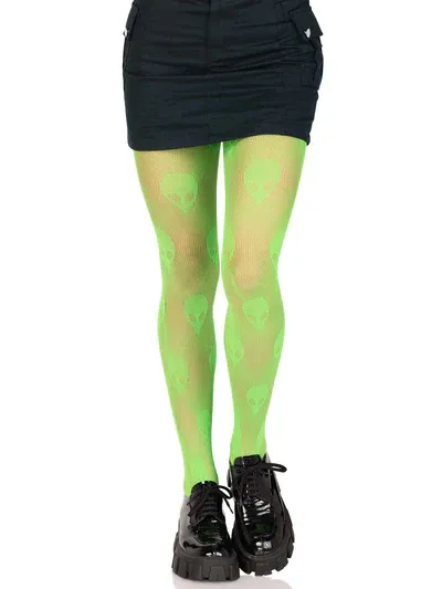 LA-9728GRNOS Alien Tights Green O/S