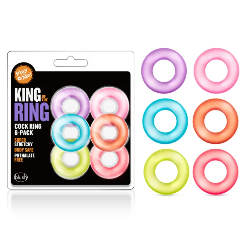 BL-93652 6pc Cock Rings