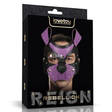 LV766006 Wicked Pup Mask Black/Purple