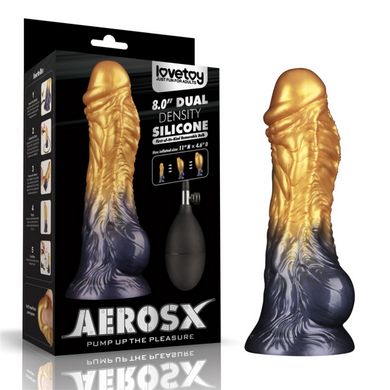 LV416002 8&#39;&#39; Silicone Inflatable Dildo