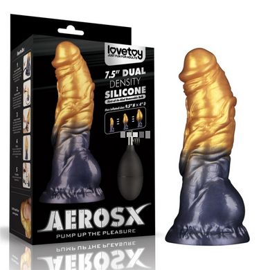 LV416001 7.5&#39;&#39; Silicone Inflatable Dildo