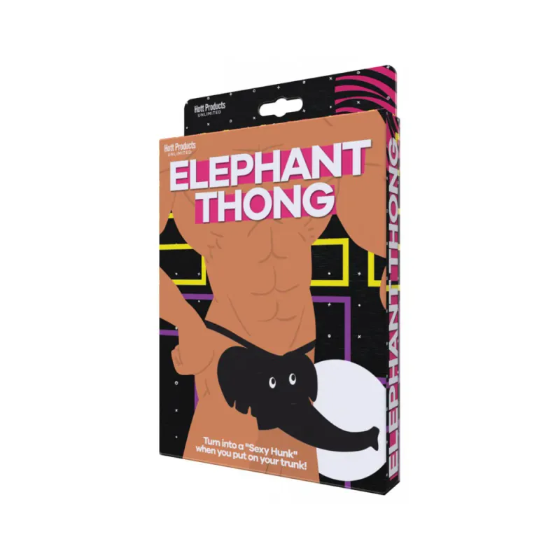 HP3662 Elephant Thong Black O/S