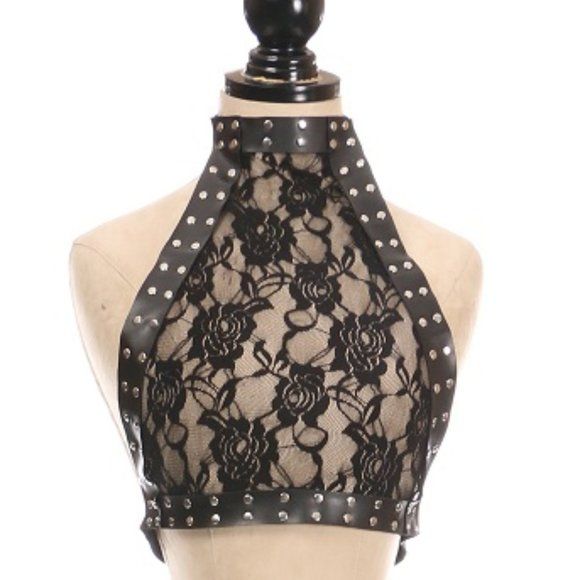 HAR-209 Leather/Lace Harness