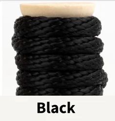 MFP Rope Spool 1/4&quot; Black (per foot)