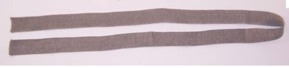 25mm x 1m Conductive Cloth Strip w/ No Snaps