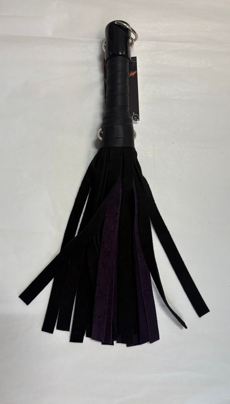 K-SUEDE-1216 Suede Flogger 16&quot; Black