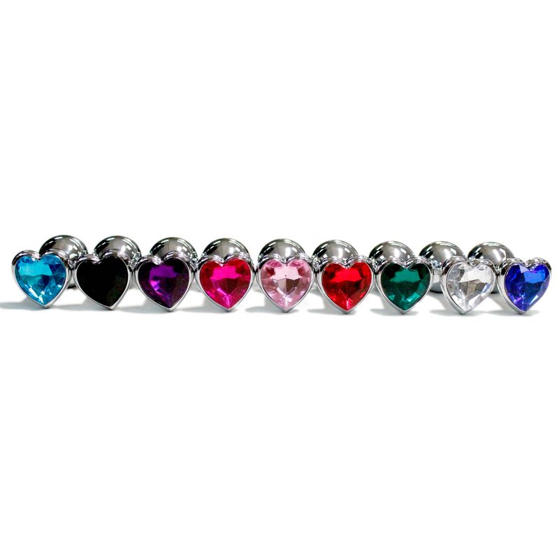 PL-H-10 Heavy Heart Plug Small/Med Black