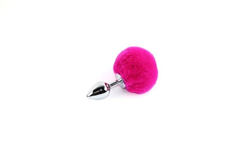 PL-AAA-101 Bunny Tail Hot Pink Steel Small