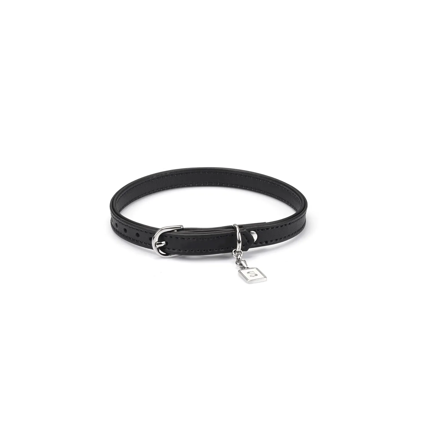 CL-81032BK Black Choker w/ S Pendant