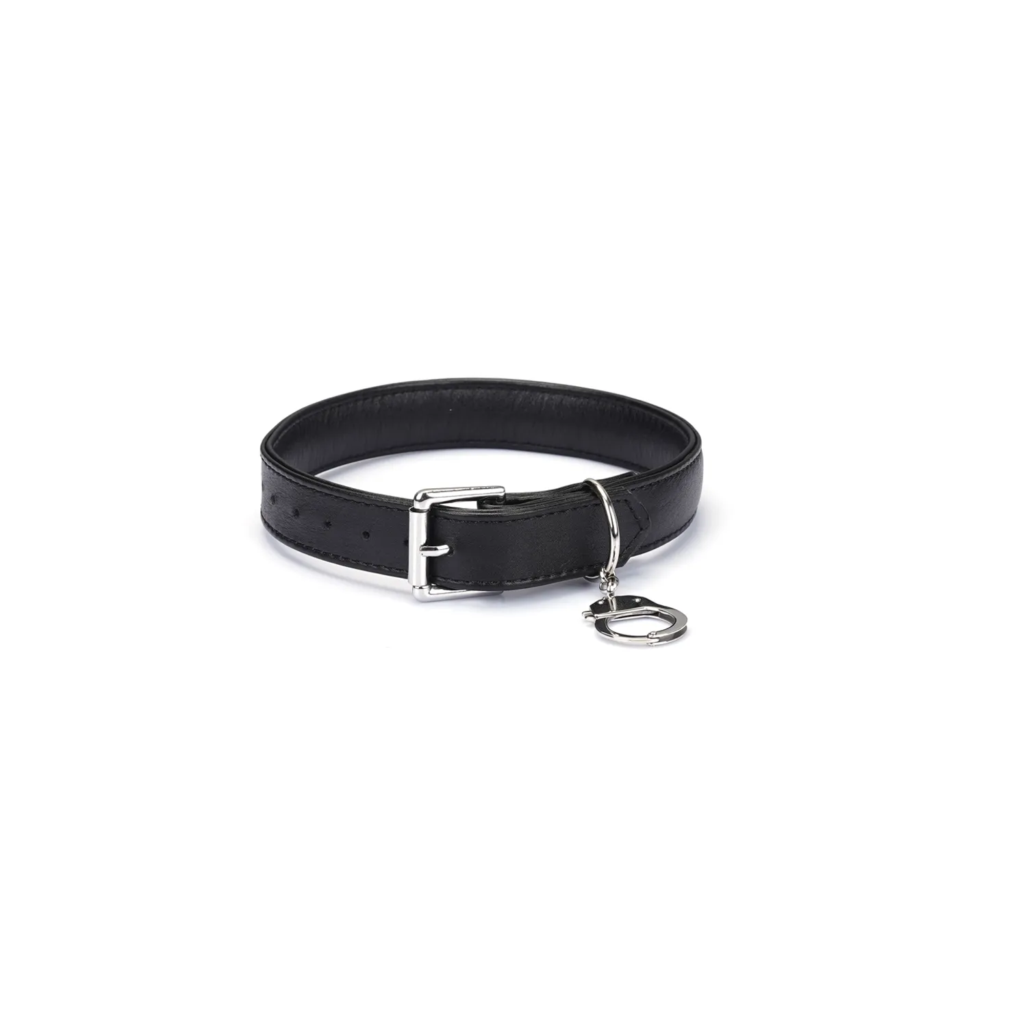CL-81031BK Black Choker w/ Cuff Pendant